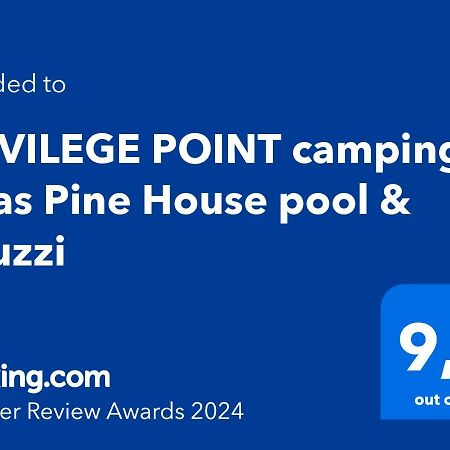 Sea House Pine Shade, Pool & Jacuzzi - Privilege Point Camping Villas Селце Экстерьер фото